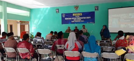 MUSDES RKPDES DESA KLAKAH TAHUN ANGGARAN 2020